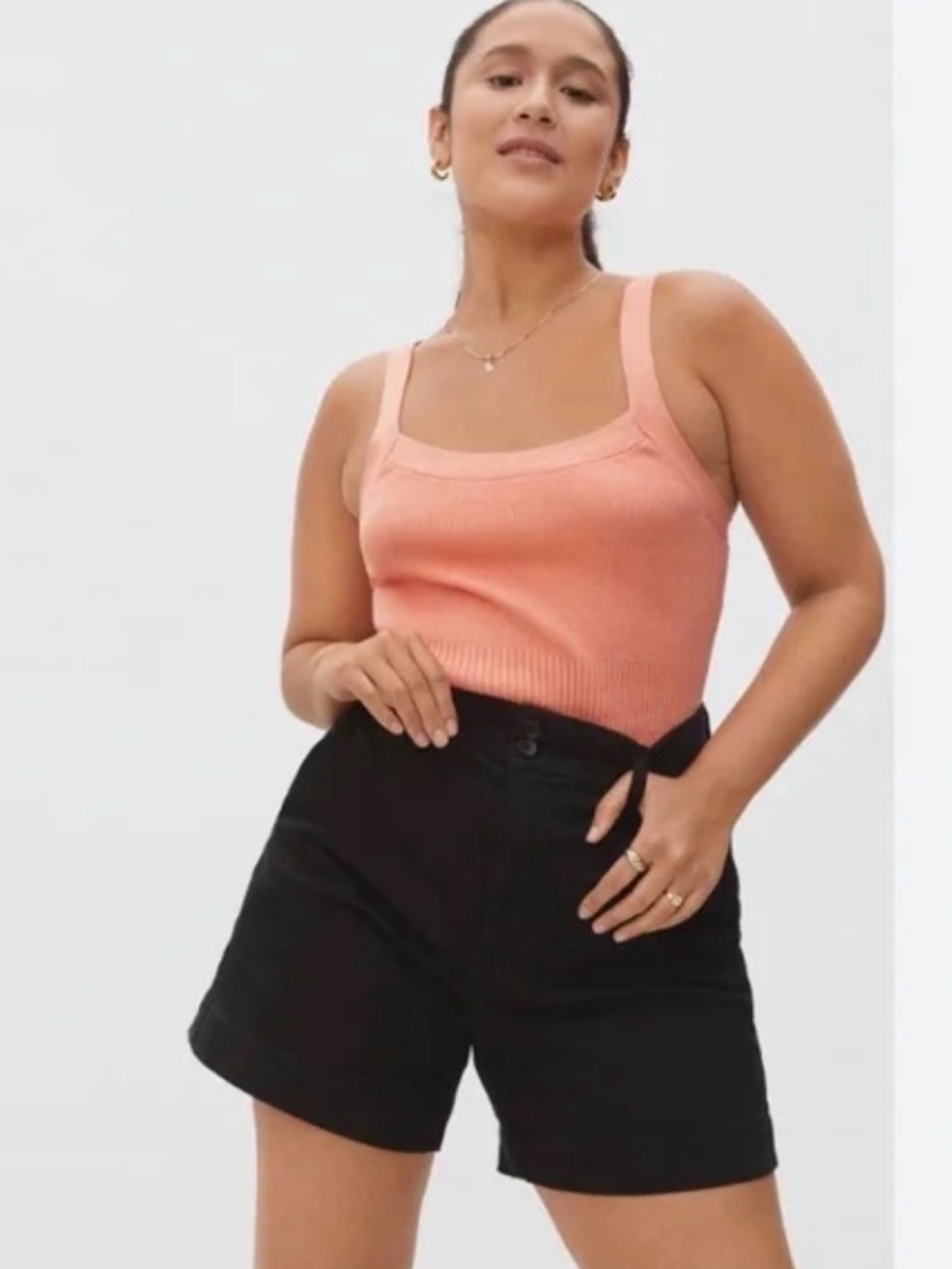 Everlane Black Bermuda Shorts